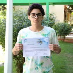#2454 Aluno do Cedro é premiado em Simpósio no Paraná