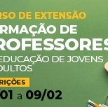 #2573 Aberta inscrição para formação de professores de EJA em Cedro