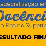 #2638 Sai resultado final da Especialização em Cedro