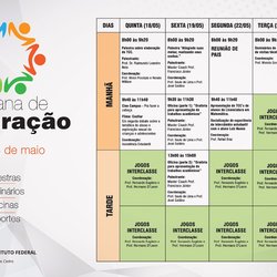 #2703 Semana de integração reúne palestras, oficinas e esportes no campus do Cedro