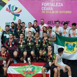 #2868 IF Sul de Minas e IFSC ganham o ouro no vôlei de quadra