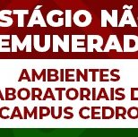 #2939 Aberta inscrição para estágio não remunerado em Cedro