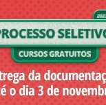 #3032 Novo prazo de entrega da documentação vai até 3/11