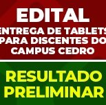 #3137 Sai resultado preliminar do edital de tablets em Cedro