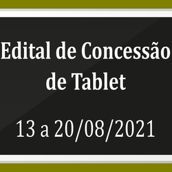 #3396 Abertura do edital de Concessão de tablets