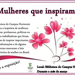 #3404 Horizonte abre exposição "Mulheres que inspiram"