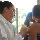 #5604 Equipe realiza campanha de testagem e vacinação contra hepatite