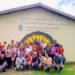 #6683 Alunos  do campus de Maranguape visitam aldeia indígena