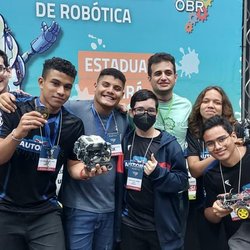 #7087 Caucaia conquista terceiro lugar na etapa estadual da Olimpíada Brasileira de Robótica