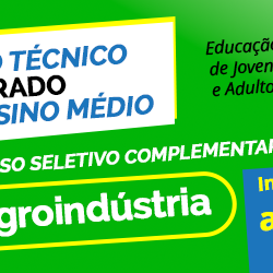 #8438 IFCE Campus Tauá publica edital para Curso Técnico Integrado em Agroindustria