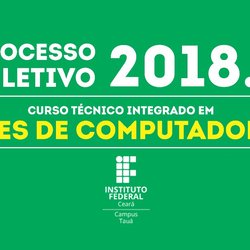 #8662 Tauá: resultado de seleção para Redes de Computadores