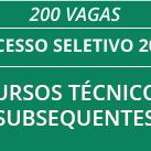 #9482 Divulgado resultado preliminar para cursos subsequentes