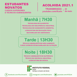 #9821 Limoeiro acolhe novos alunos do semestre 2021.1
