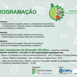 #9993 II Moslipro acontece nos dias 3 a 5 de setembro