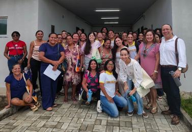 Ação contou com participação de alunas do Programa Mulheres Mil e dos cursos de Hotelaria e de Eventos