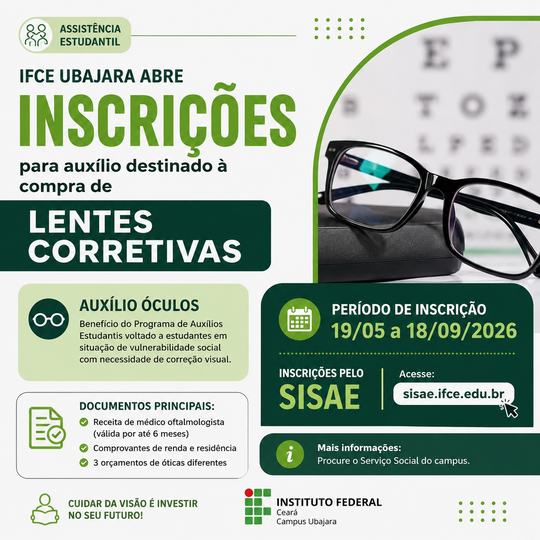 Auxílio Óculos