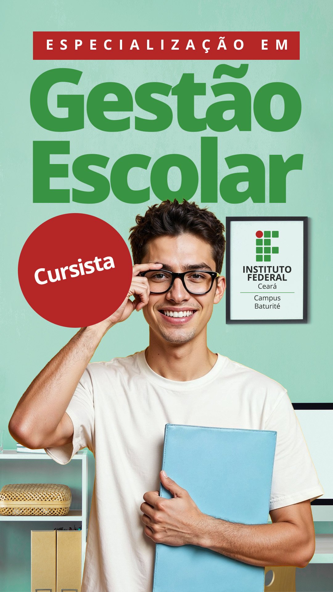 Banner Especialização em Gestão Escolar - Cursista