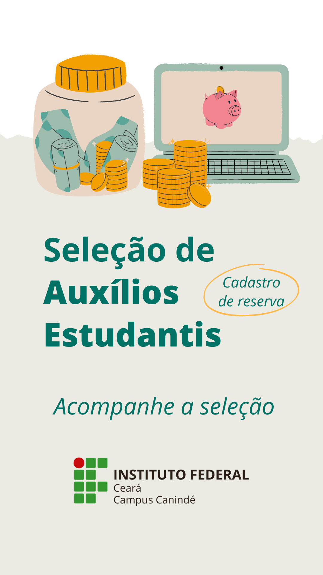 Banner Portal - Seleção de Auxílios Estudantis Canindé