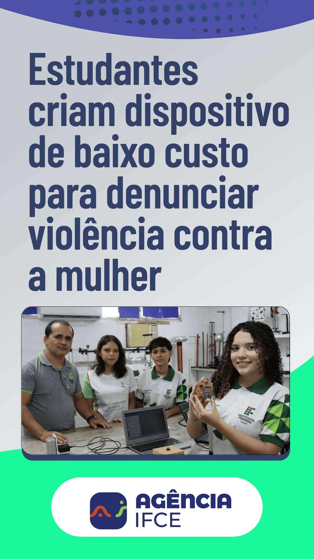 Agência IFCE - Dispositivo para combate à violência de gênero