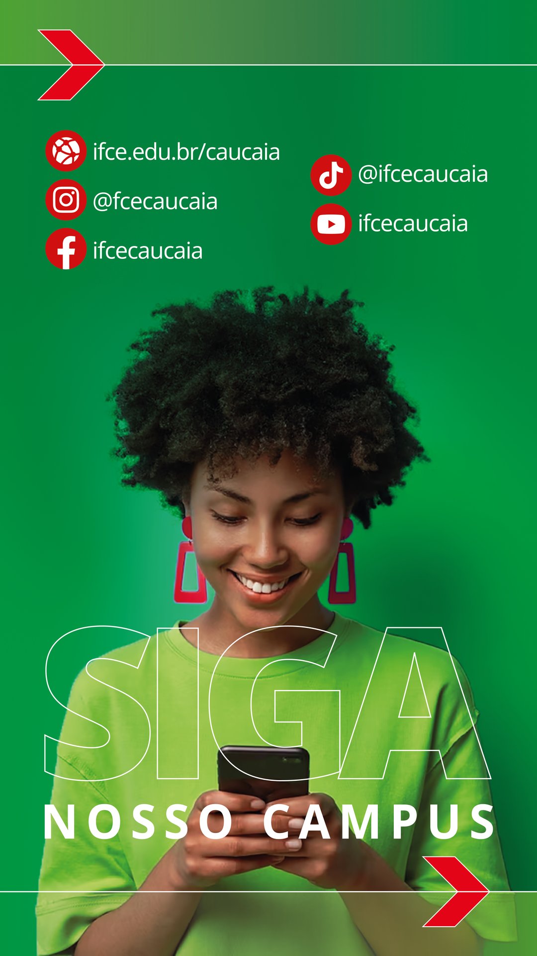 Acompanhe nossas redes sociais