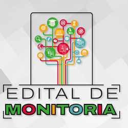 Card Edital monitoria 2025 inscrições