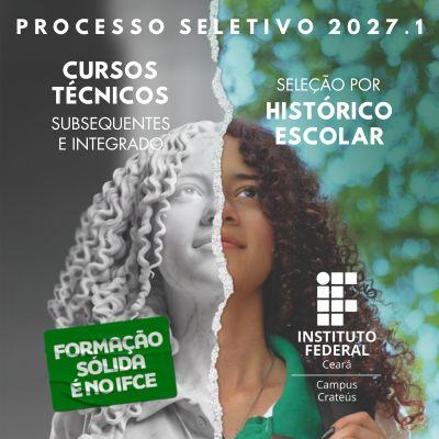 Card Processo Seletivo 2027.1 Crateús