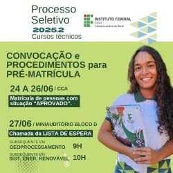Convocação de matrícula para subsequentes e EJA