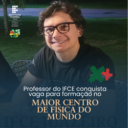 Professor participa de formação no Cern