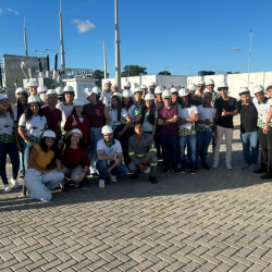 Alunos visitam usina