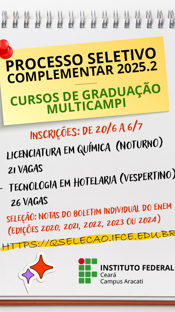Seletivo complementar graduação 2025.2