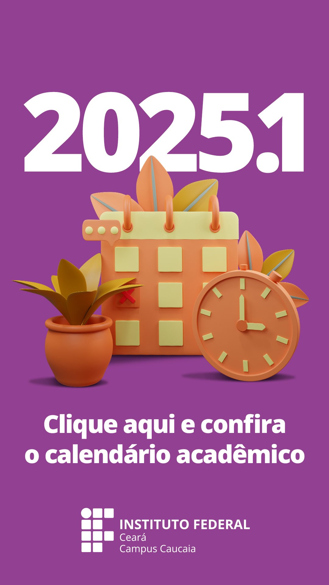 Calendário Acadêmico 2025.1