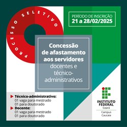 Processo Seletivo Afastamento Servidores_2025.1