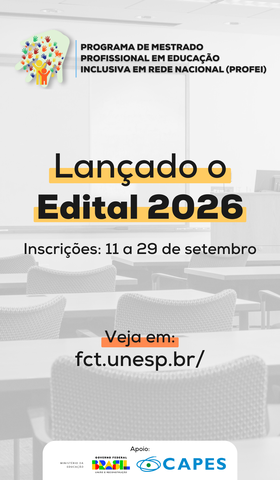 Card para portal - PROFEI 2026 - Lançamento do edital