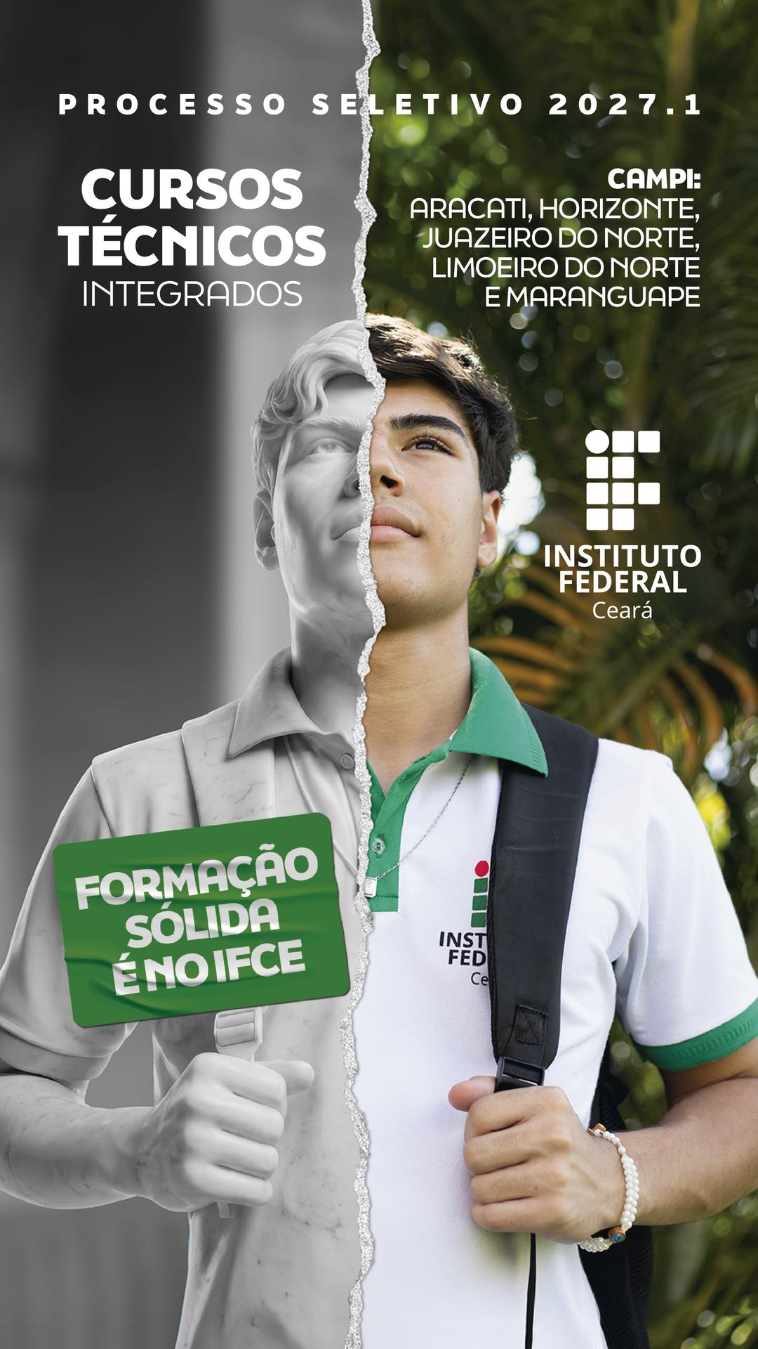 Cards Processo Seletivo Técnicos Integrados 2027.1