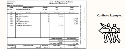 Exemplo de contracheque