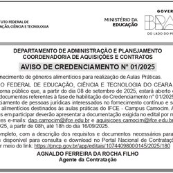 [Camocim] Credenciamento de empresas