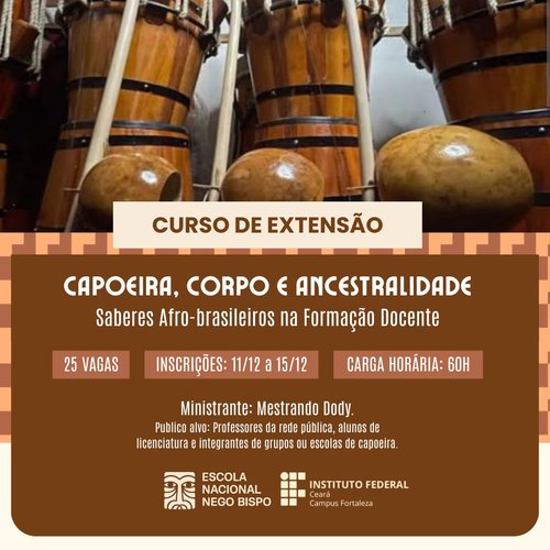Curso extensao capoeira