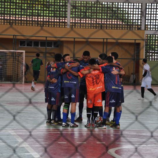 Futsal masculino terá as semifinais realizadas hoje à tarde (Foto: Mateus Sousa)