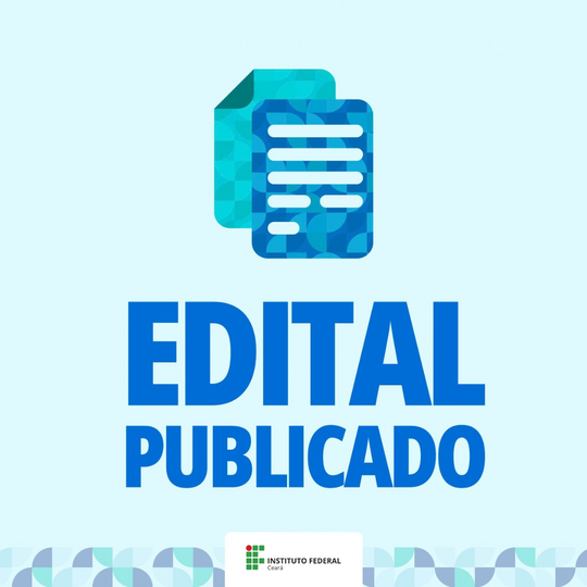 Notícia - Edital Publicado