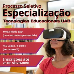 Especialização em Tecnologias Educacionais do campus de Maranguape