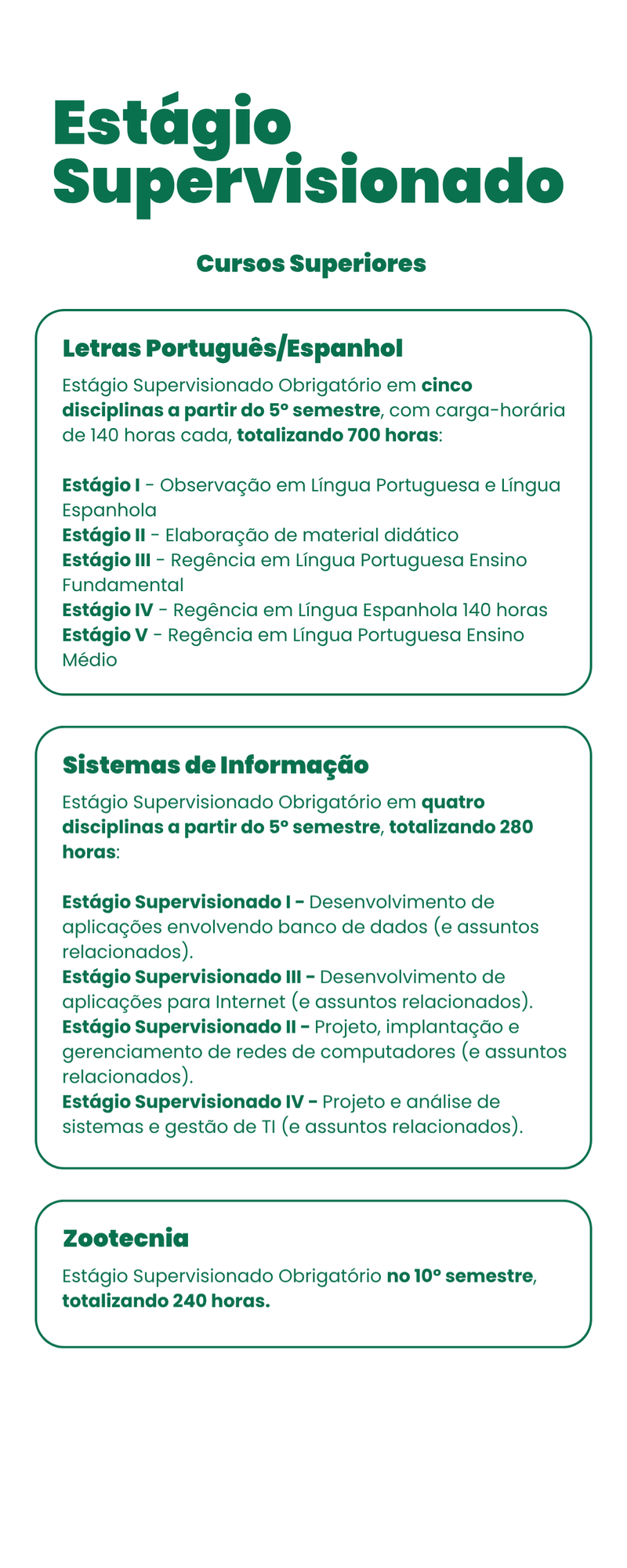 Estágio Supervisionado