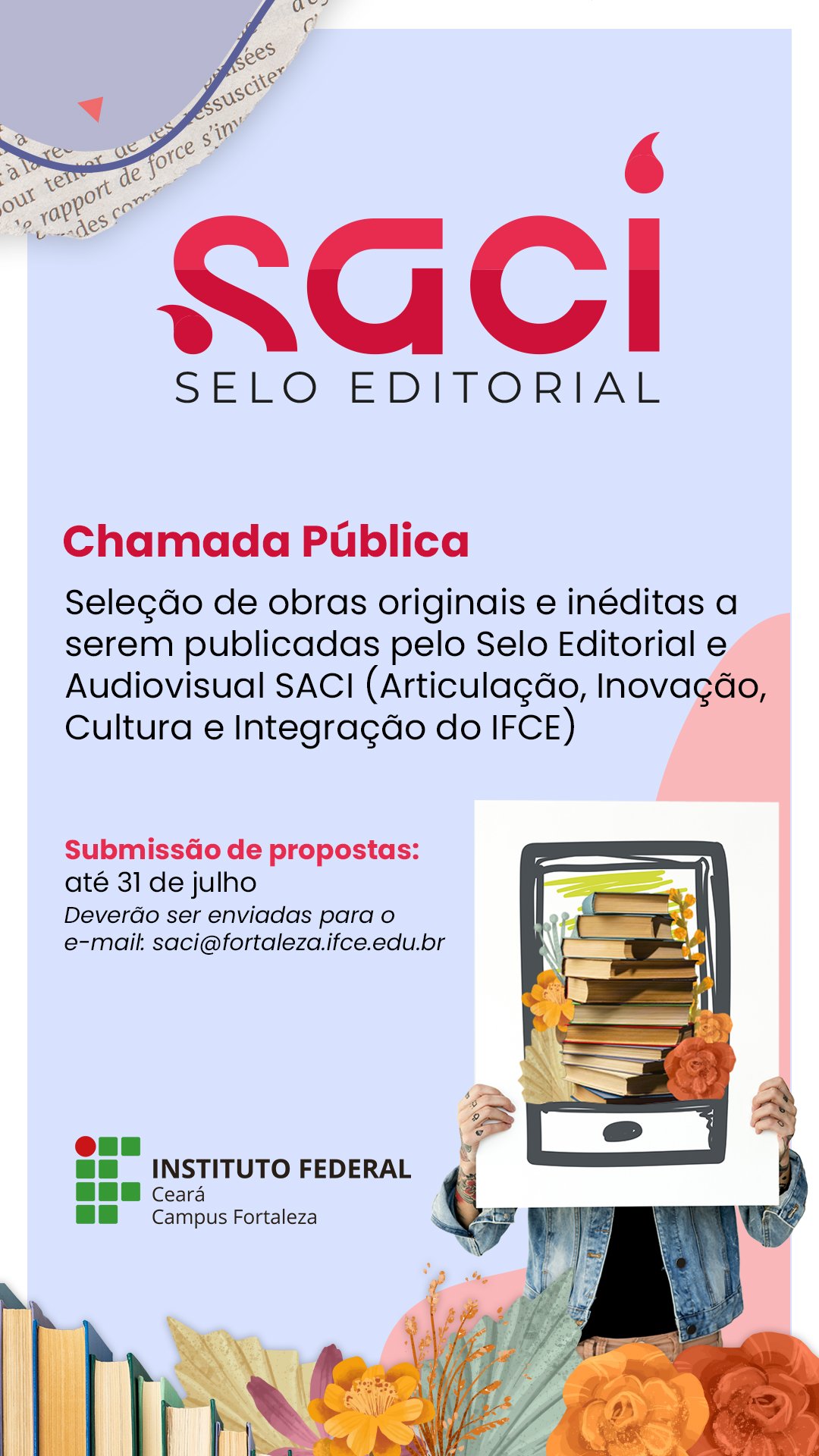 FOR Banner destaque Saci Selo Editorial