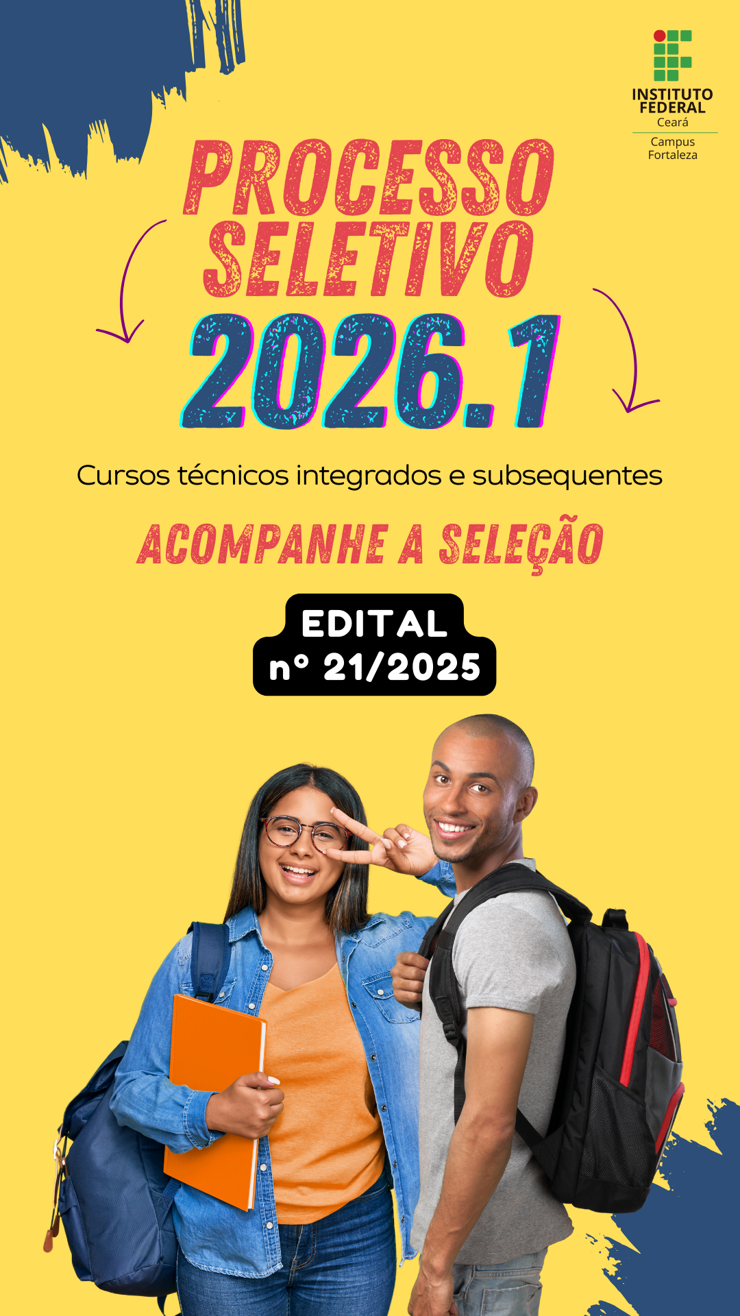 FOR Imagem PS 2026-1 cursos técs. acompanhe o andamento