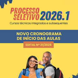 FOR Processo Seletivo 2026.1 Novo Cronograma
