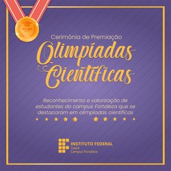 Premiação Olimpíadas