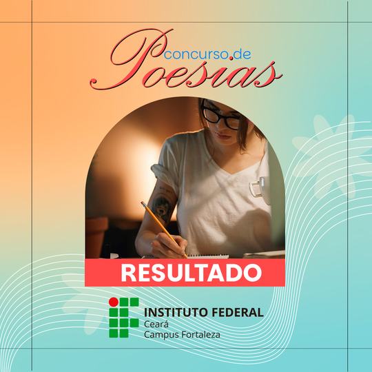 FOR resultado concurso de poesia 2026
