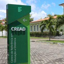 Fachada do CREaD localizado na Reitoria do IFCE