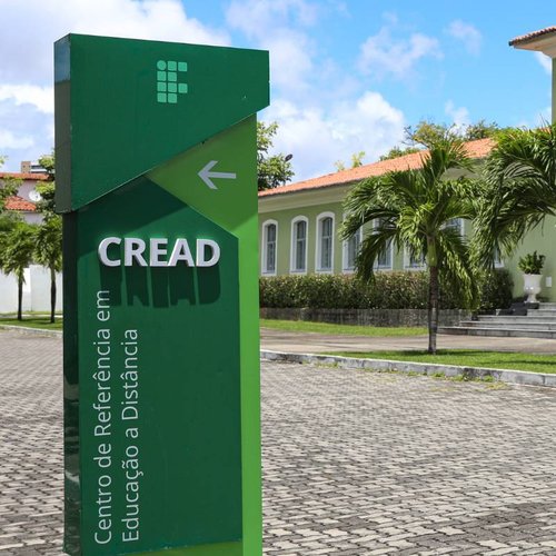 Fachada do CREaD localizado na Reitoria do IFCE