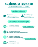 Critérios e tutorial - Edital Unificado de Auxílios