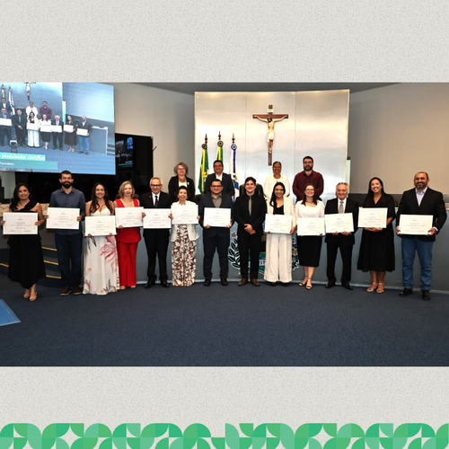 Homenagem dos pesquisadores na Câmara